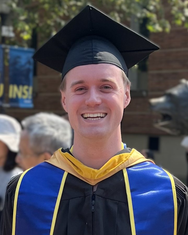 Dylan Chennault at his UCLA commencement